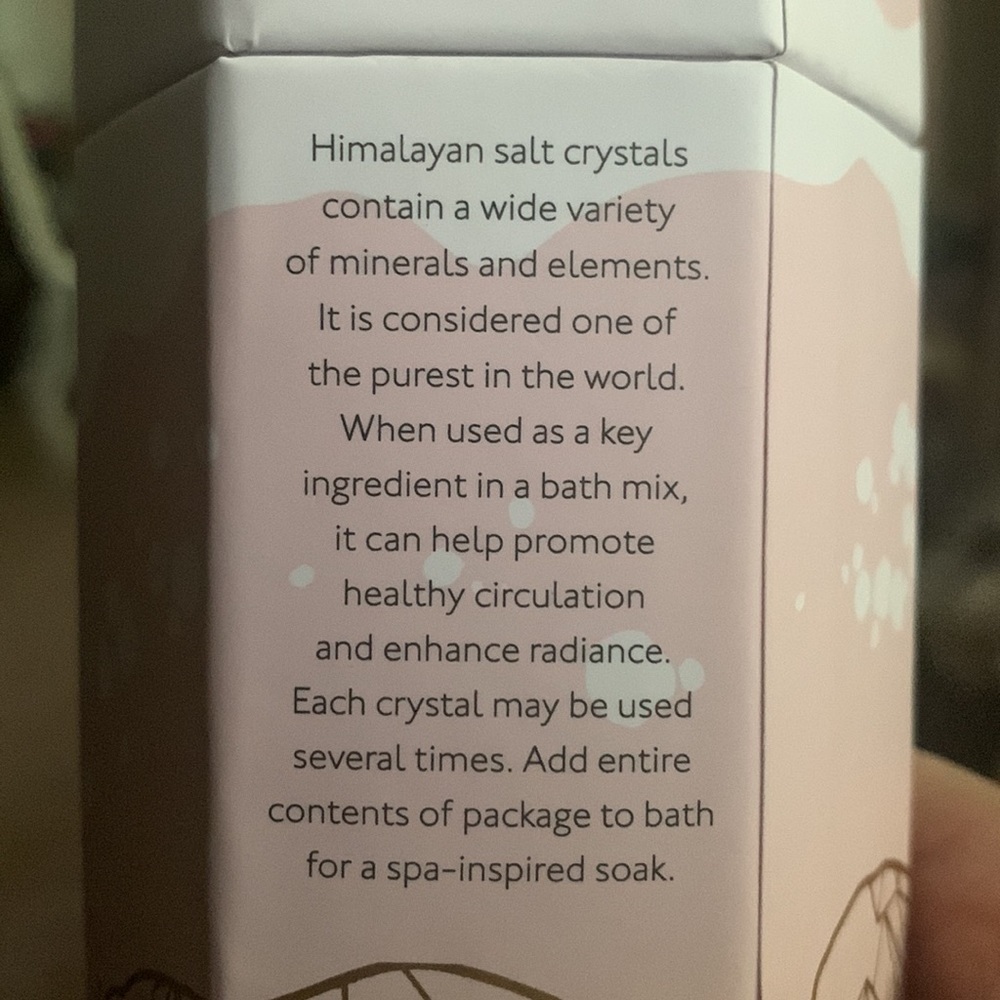 Shoppe Geo Himalayan Salt Crystals Box New - Picture 5 of 6